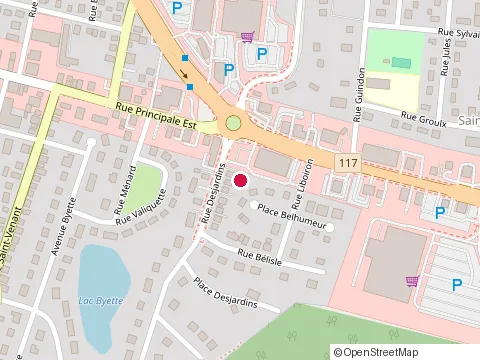 Emplacement de Excavation Lajeunesse Inc au 14 Rue Desjardins, Sainte-Agathe-des-Monts