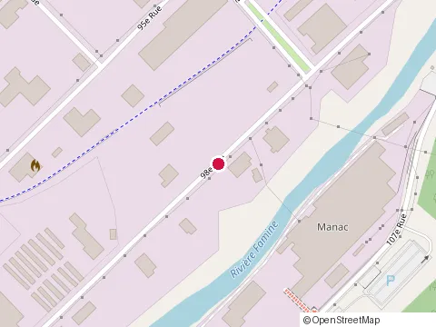 Location of Excavation Lapointe & Fils Inc at 1300 98E Rue, Saint-Georges
