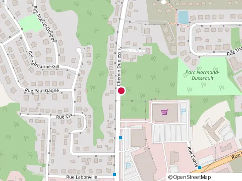 Location of Excavation Leblond R Inc at 420 Chem. Duplessis, Sherbrooke
