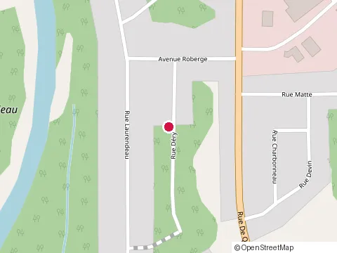 Location of Excavation Martin Rousseau at 108 Rue Dery, Dolbeau-Mistassini