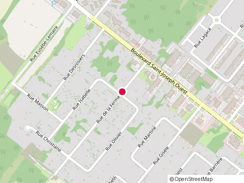 Location of Excavation Melancon at 5050 de la Ferme, Drummondville