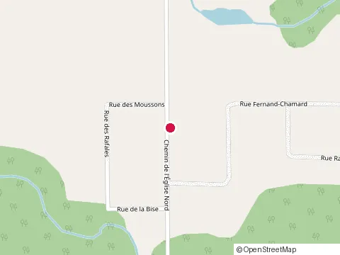 Location of Excavation Michel Lajeunesse at 3013 chemin de l'Eglise N, Mont-Laurier