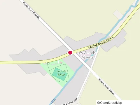 Location of Excavation Michel Poulin at 9-3875 avenue Notre-Dame, Québec