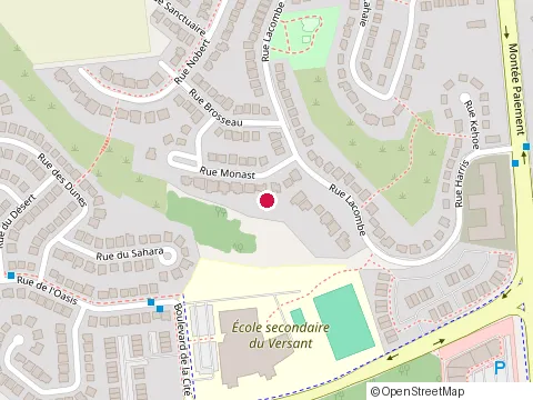 Location of Excavation Michel Proulx at 24 Rue Monast, Gatineau