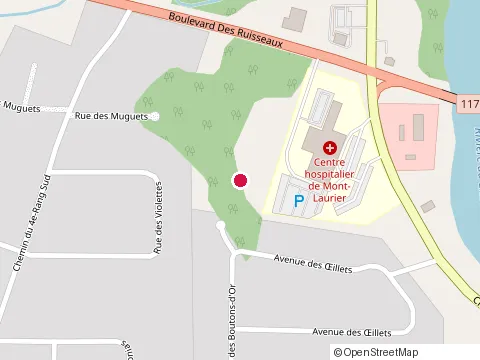 Location of Excavation Ml at 1890 rue Joseph-Groulx, Mont-Laurier