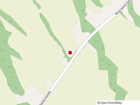 Location of Excavation Mv at 2687 Rang Sainte-Famille, Chicoutimi