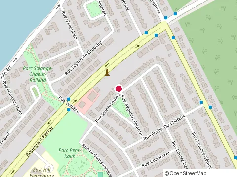 Location of Excavation Mxm at 12495 Rue Louise-Dechêne, Montréal