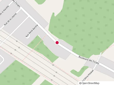 Location of Excavation Pdj at 9520 boulevard des Forges, Trois-Rivières