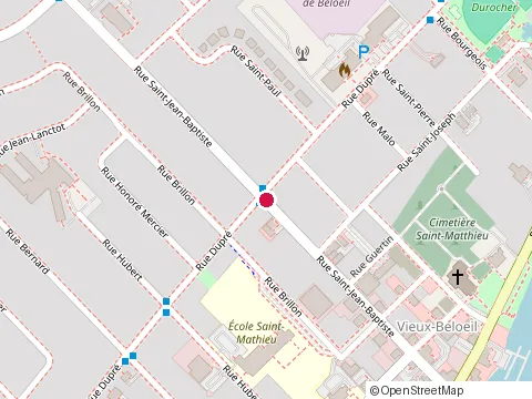 Location of Excavation Pu d Eau Ltee at 225 Rue Saint-Jean-Baptiste, Beloeil