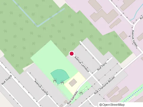 Location of Excavation S Mercier at 2495 avenue Lemieux, Plessisville