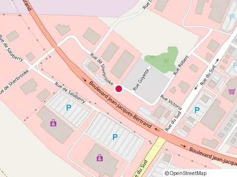 Location of Excavation Str at 170 Rue de Sherbrooke #101, Cowansville