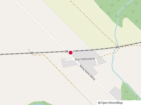 Location of Excavation Transport Ft at 1052 Rang Saint-Denis, Québec