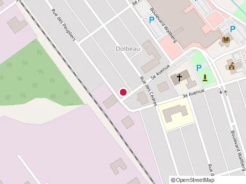Location of Excavation Unibec at 1041 Rue des Peupliers, Dolbeau-Mistassini