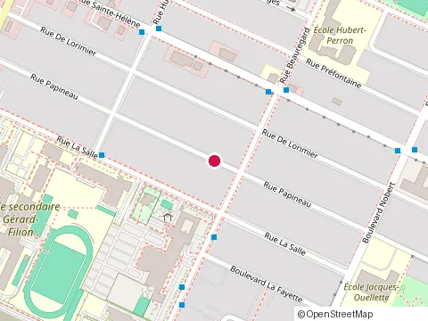 Location of Excavations Bissonnette & Fils at 2077 Rue Papineau, Longueuil
