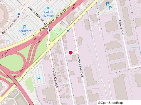 Location of Excavations K Mcelligott Inc (les ) at 480 avenue Dupont, Dorval