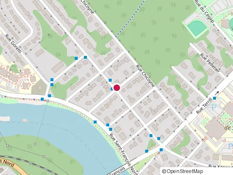 Location of Excavations Luc Desautels at 2226 Rue de la Rivière-Magog, Sherbrooke