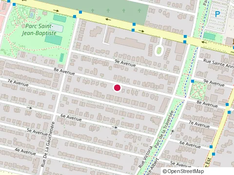 Location of Excavations M Plante Inc at 886 8E Av, Pointe-aux-Trembles