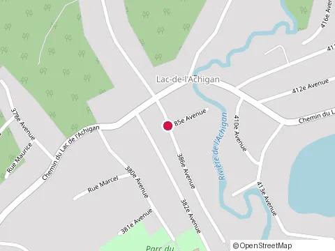 Location of Excavations Martin St-Louis at 56 386E Avenue, Saint-Hippolyte