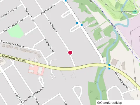 Location of Excavations Moffet & Freres, les at 10840 Rue Roland, Québec