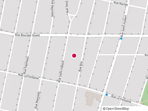 Location of Excavations Robert Daunais at 346 Rue Roy, Granby