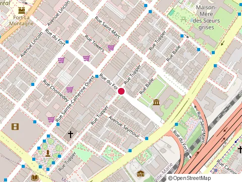 Location of Executive Bookkeeping at 1190 Fort St, Montréal