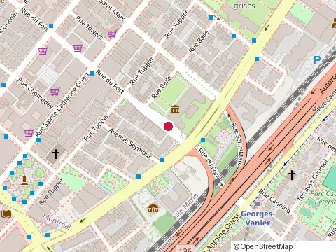 Location of Executive-Bookkeeping at 1190, Rue du Fort, Montréal