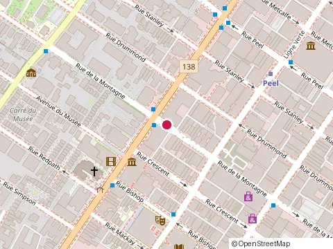 Location of Expedia Croisières at 2160 Rue de la Montagne #310, Montréal