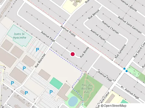 Location of Expert en Sinistre Quantum at 2730 avenue Page, Saint-Hyacinthe