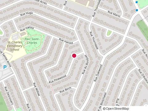 Location of Expert Rénovation Pro at 4218 Rue Pinewood, Pierrefonds