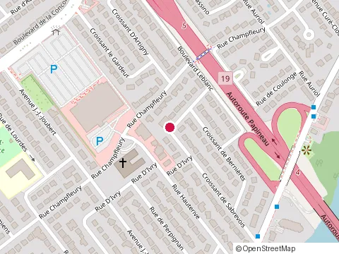 Location of Expo Aluminium Inc. at 510 Croissant de Sabrevois, Laval