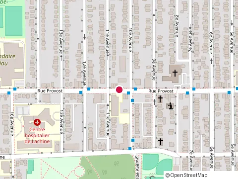Location of Express O Café at 1015 Rue Provost, Lachine