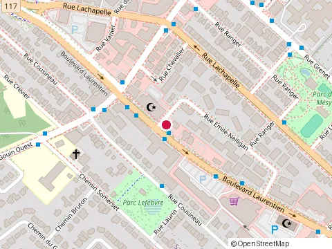 Location of Expresso Bar at 12245 boulevard Laurentien, Montréal