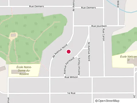 Location of Extermination Pe Tremblay at 872 Rue Perreault, Chibougamau