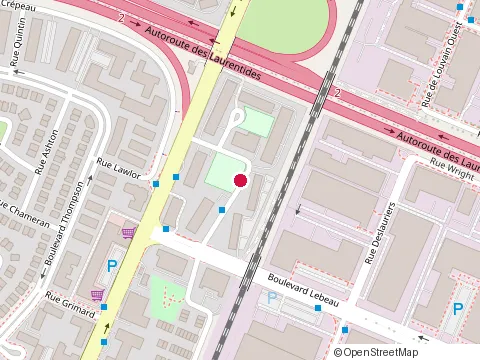 Location of F E M Construction at 112-30 Place de la Cote-Vertu, Saint-Laurent