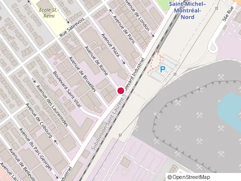 Location of F Foratek at 9994 de Rome Ave, Montreal-Nord