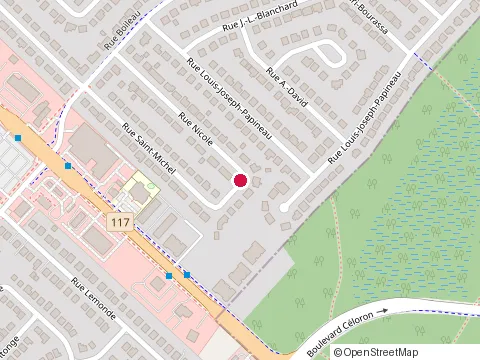 Location of F.l. Ébénisterie at 13382 Rue Saint-Michel, Mirabel