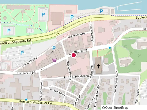 Location of Fabrique du Smoked Meat at 436 Rue Racine E, Chicoutimi