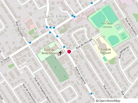 Location of Fabrique St-Emile at 1596 avenue Lapierre, Québec