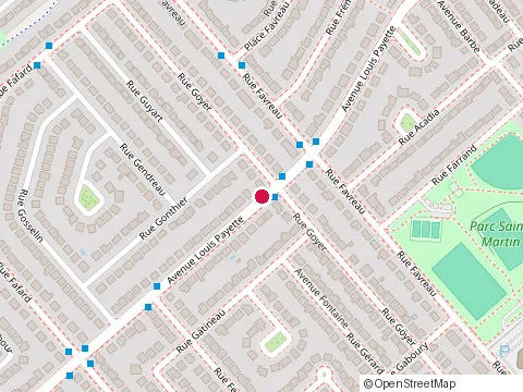 Location of Fadi Bchennati Construction at avenue Louis Payette 4285, Laval