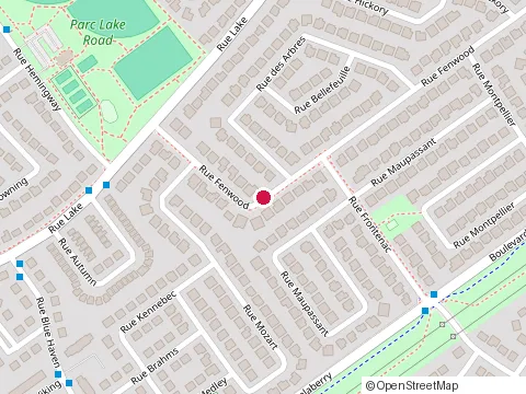 Location of Fahdi Development Inc. at 258 Rue Fenwood, Dollard-Des-Ormeaux