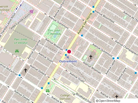 Location of Fal & Fel at 1344 Avenue Van Horne, Outremont