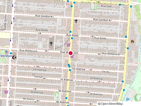 Location of Falafel Yoni (Verdun) at 4549 Wellington St, Verdun