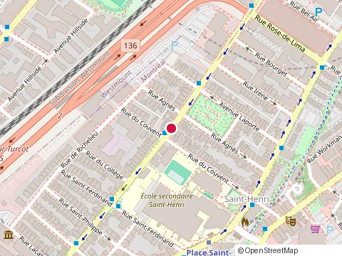 Location of Fang Chi at 3967 Rue Saint-Antoine O, Montréal