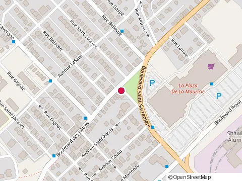 Location of Farfelu le Cafe-Bistro at 1723 Rue Julien-Eymard, Shawinigan
