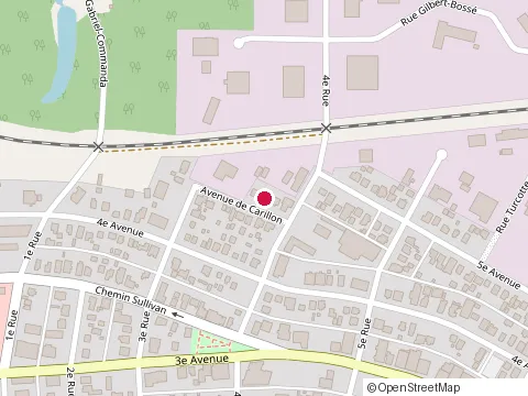 Location of Farnk Barbin Excavation at 1128 4E Avenue, Val-d'Or