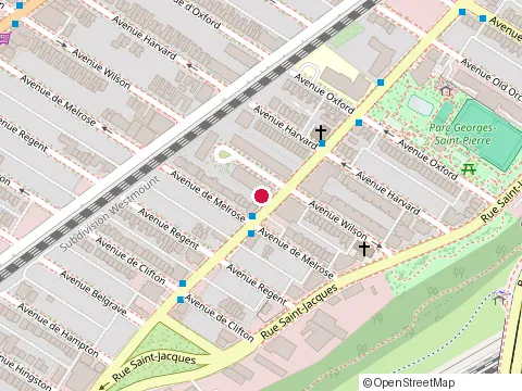 Location of Faybee'S Restaurant at 5779 Upper Lachine Rd, Montréal