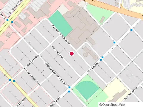Location of Fc Saint-Hyacinthe at 2090 Rue Cherrier, Saint-Hyacinthe