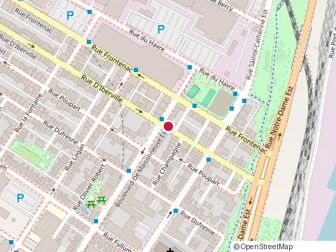 Location of Federal Paint Shop Inc. at 1577 Rue d''Iberville, Montréal