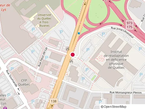 Location of Federation Quebecoise Loisir at 525 boulevard Wilfrid-Hamel, Québec