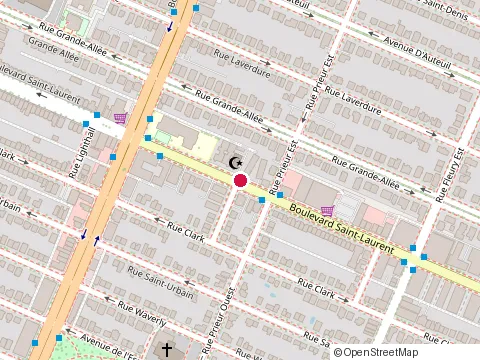 Location of Feenah Takeout at 10514 boulevard Saint-Laurent, Montréal